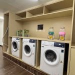 The laundry room at Yellow Bee Tangerang