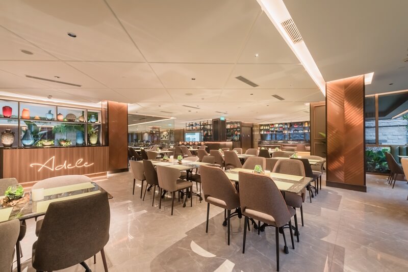 Elegant interior of the Adele Dining restaurant