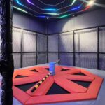 Ashley NewAir Trampoline wipeout game area