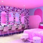 A hotel bride room prepared for a wedding
