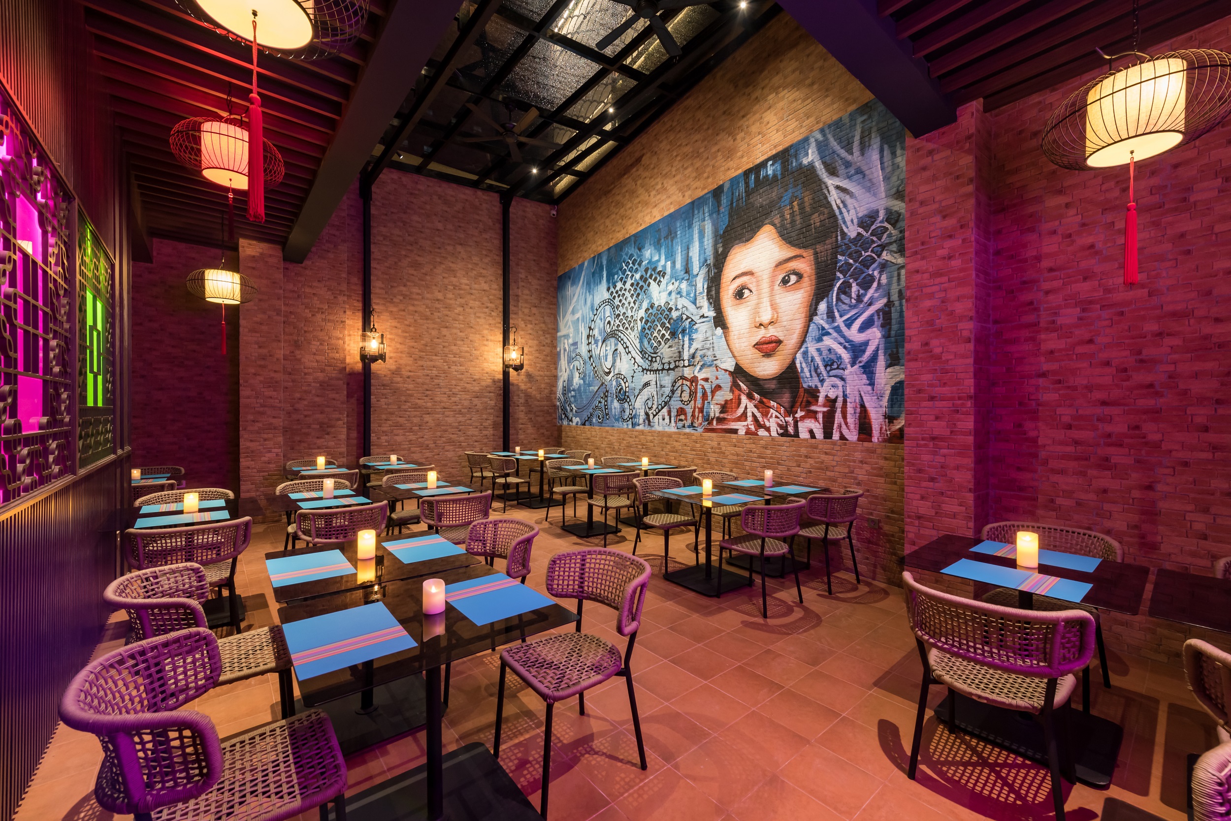 Elegant dining room interior of Tong House restaurant