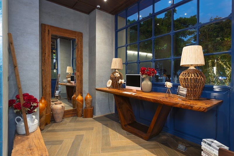 Modern guest room at Ashley Hotel Group