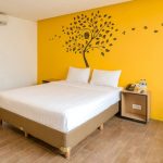 A modern Superior Double hotel room with a large bed