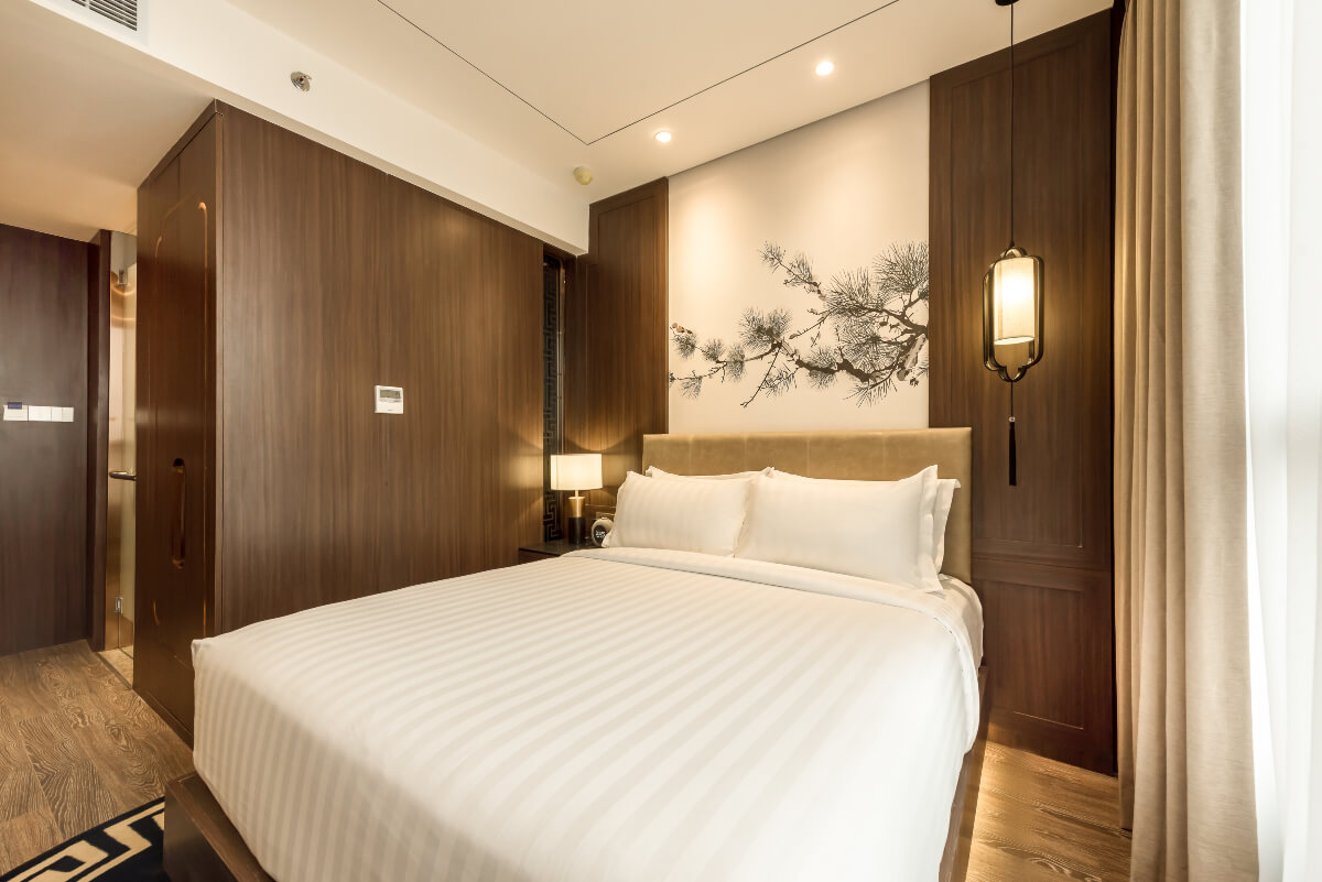 A modern double room at Ashley Hotel Group