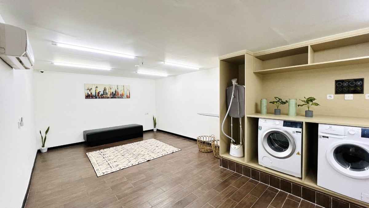 Laundry room facilities at Yellow Bee Tangerang
