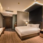 Spacious Executive Double room with a city view