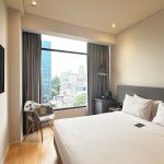 A modern and bright Executive Double hotel room