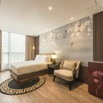 Modern Executive Room with a king bed and seating area