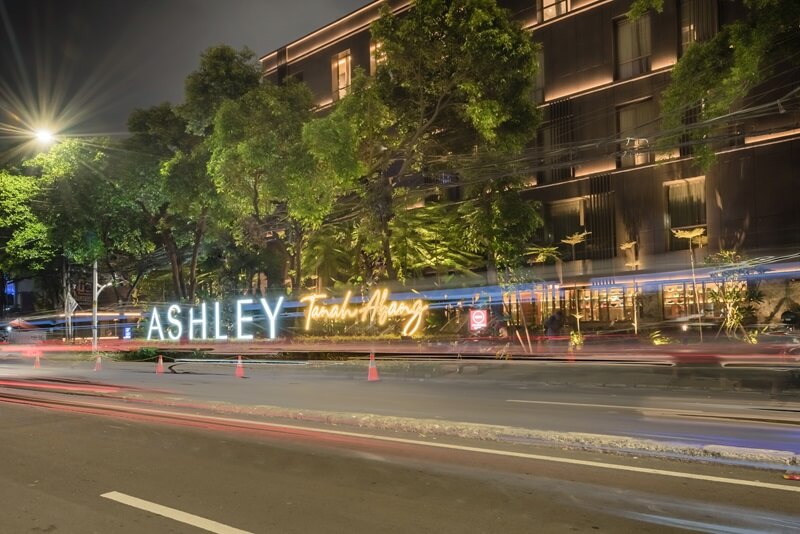 Exterior view of the Ashley Hotel Group building