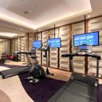 Modern fitness centre with cardio and weight equipment