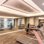Ashley Hotel's modern fitness centre with gym equipment