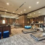 Ashley Hotel Group fitness centre with treadmills