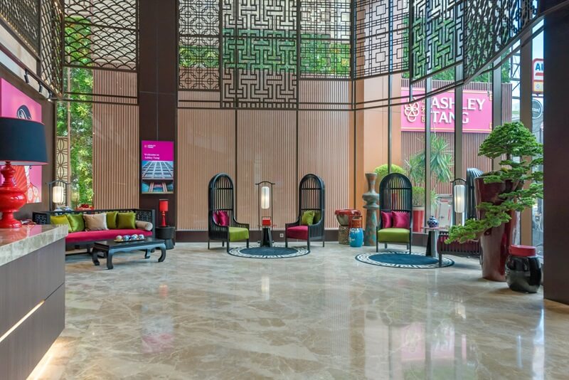 Ashley Hotel Group modern lobby seating area