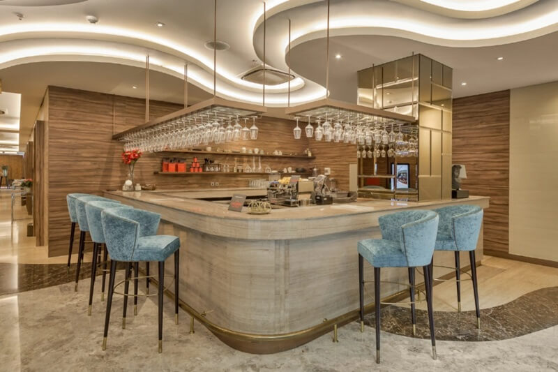 Tanamera Coffee shop interior with tables and chairs