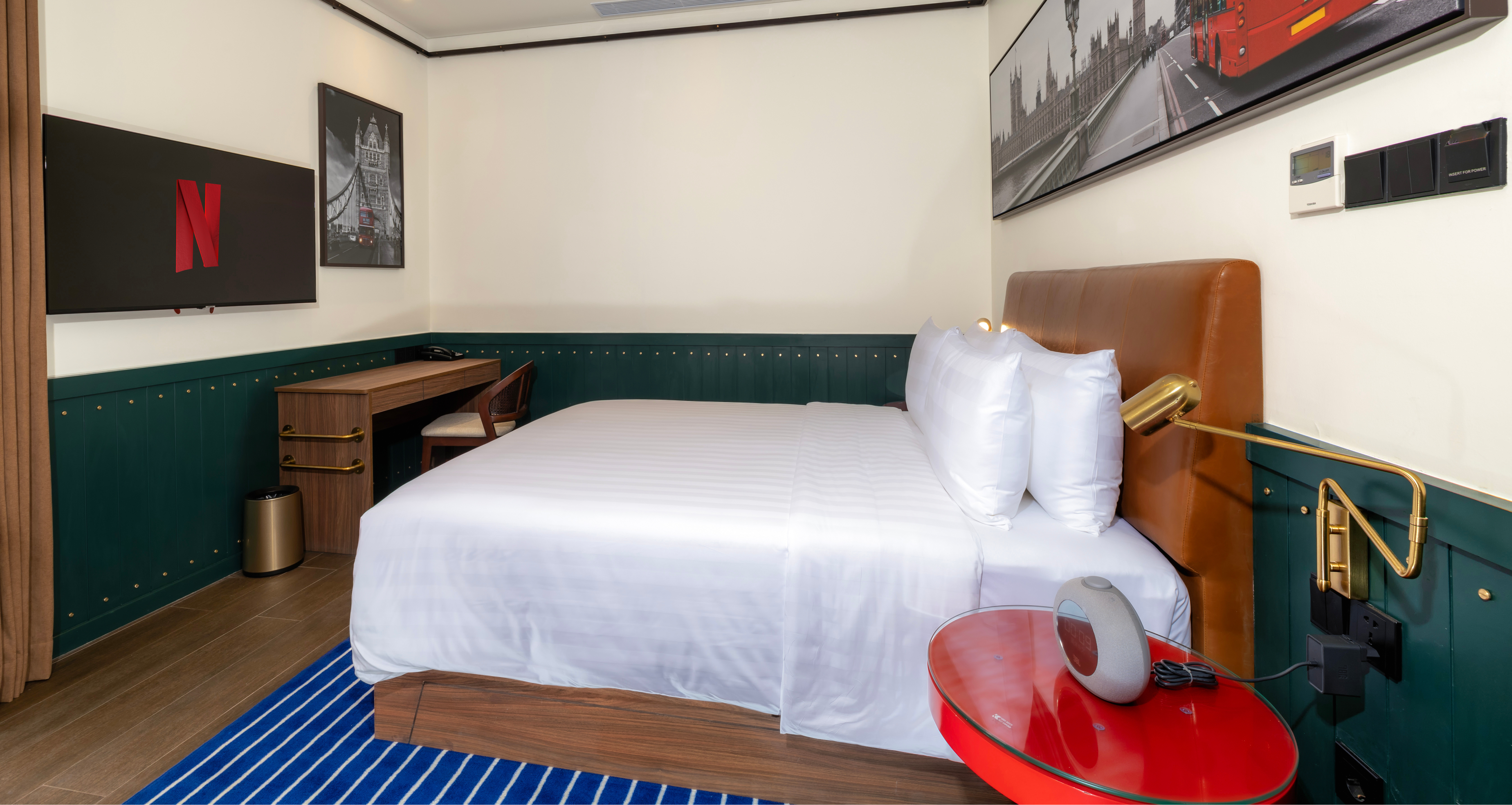 Modern superior double room at Ashley Hotel Group