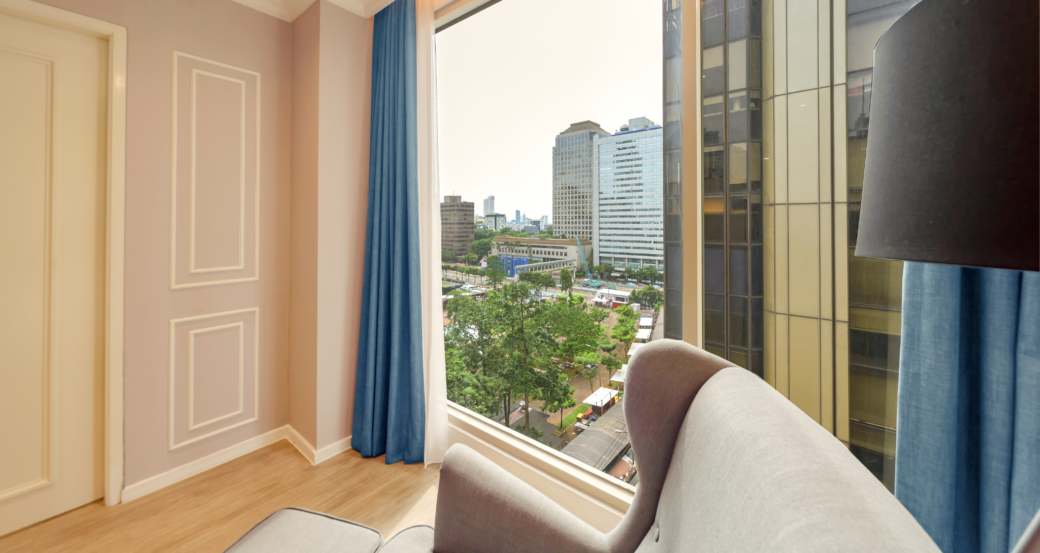 Modern executive queen room at Ashley Hotel Group