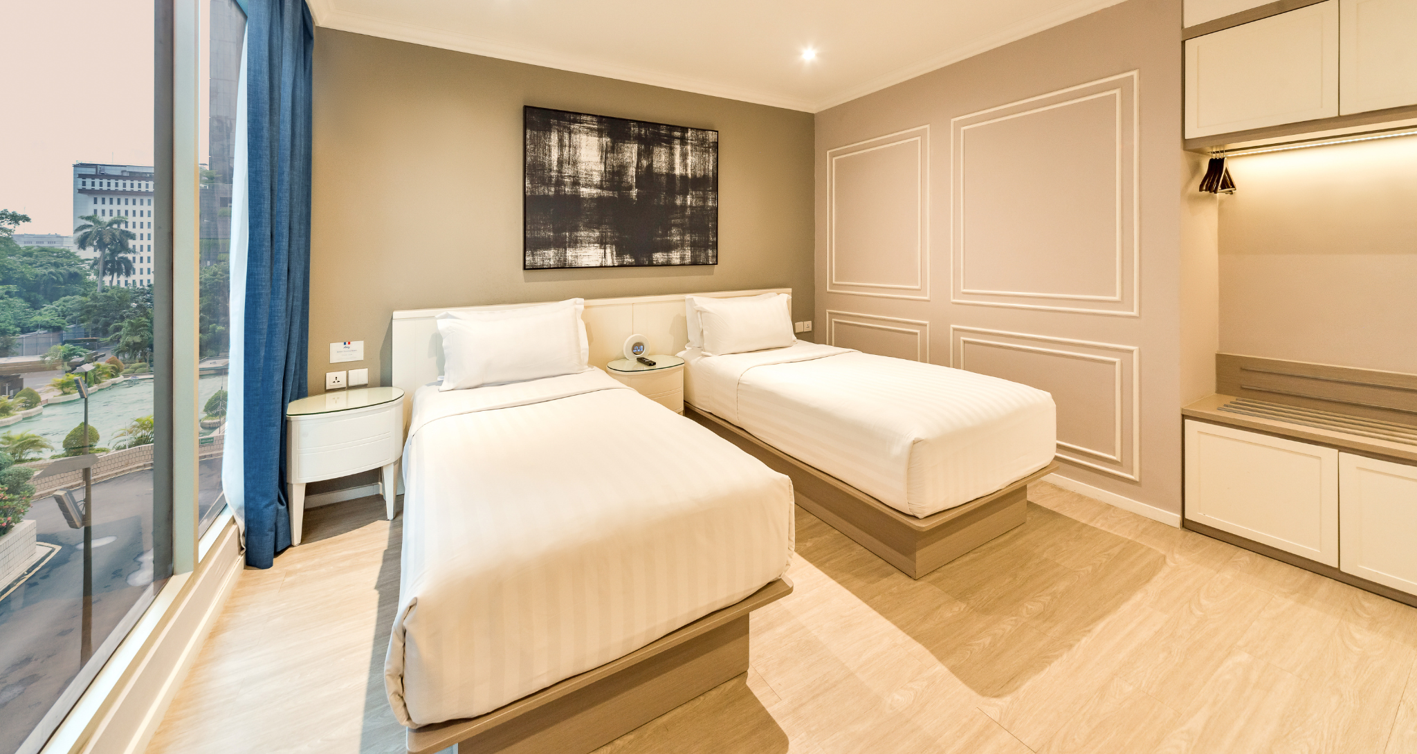 Deluxe twin room at Ashley Hotel Sabang