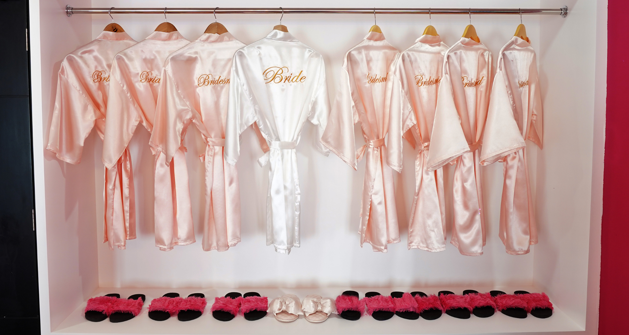Modern interior of the Bridal Room at Yellow Bee Tangerang