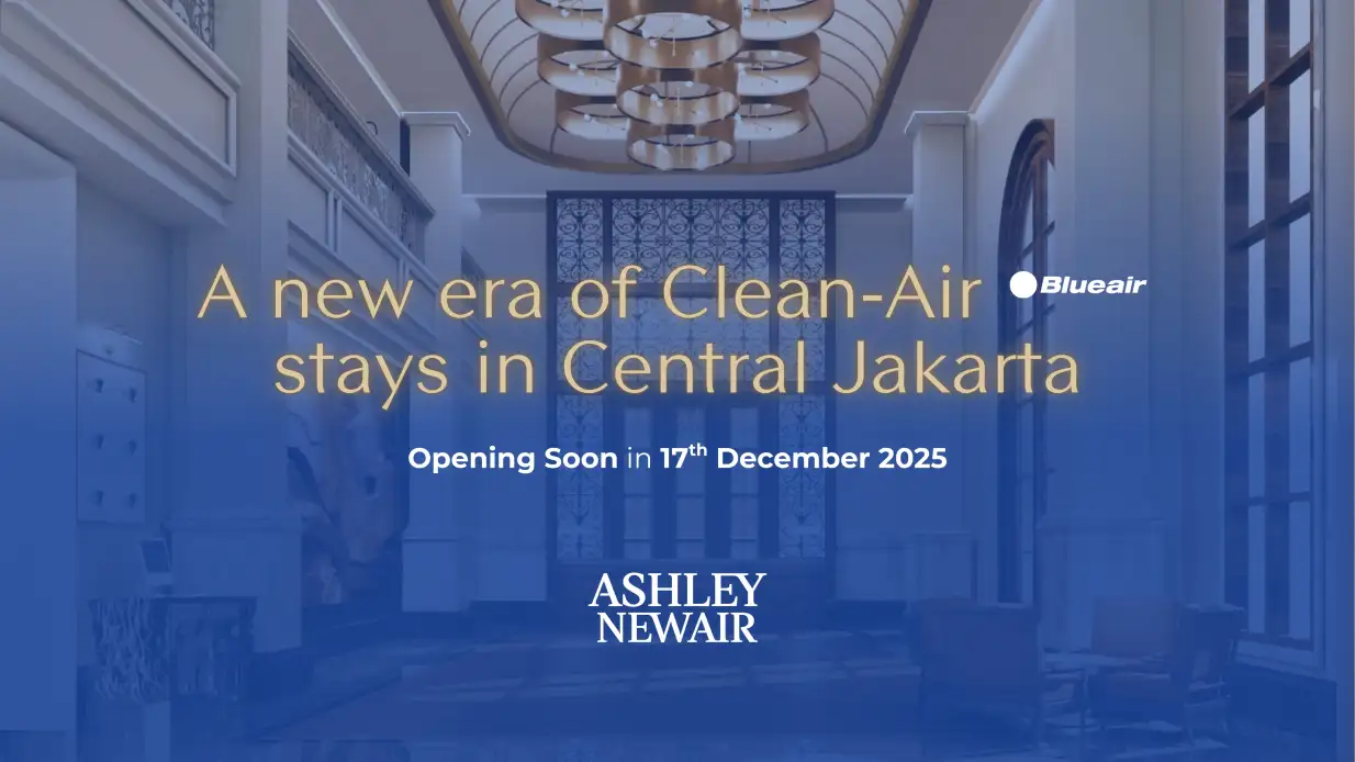 ASHLEY NEWAIR logo Clean-Air stays Jakarta 2025